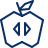 Apple 1 Icon from Cyber Line Set