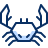 Crab Icon from Cyber Duotone Set