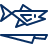 Fish Knife Icon from Cyber Line Set