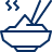 Food Bowl Chopstick Icon from Cyber Line Set