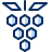 Grape Icon from Cyber Duotone Set