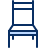 Chair Dinner Icon from Cyber Duotone Set