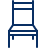 Chair Dinner Icon from Cyber Line Set