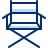 Chair Director Icon from Cyber Duotone Set