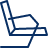Chair Lounge 2 Icon from Cyber Line Set