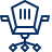 Chair Office 1 Icon from Cyber Line Set