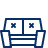 Couch Icon from Cyber Line Set