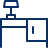 Desk Office Icon from Cyber Line Set