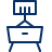 Side Table Lamp Icon from Cyber Line Set