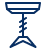Stool Icon from Cyber Line Set