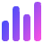 Chart Analytics Icon from Plump Gradient Set