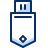 Usb Flash Drive Icon from Cyber Duotone Set