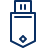 Usb Flash Drive Icon from Cyber Line Set