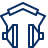 Headset Icon from Cyber Line Set