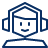Headset User Icon from Cyber Line Set