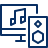Speaker Computer Music Icon from Cyber Line Set
