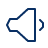 Volume Low Icon from Cyber Line Set