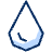 Blood Drop Icon from Cyber Duotone - Free Set