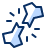 Bone Broken Icon from Cyber Duotone Set