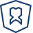 Dentist Shield Icon from Cyber Line Set