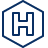Helipad Hexagon Icon from Cyber Line Set