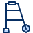 Medical Walker Icon from Cyber Duotone Set