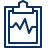 Pulse Signal Clipboard Icon from Cyber Line Set