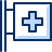 Sign Hospital 1 Icon from Cyber Duotone Set