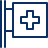Sign Hospital 1 Icon from Cyber Line Set