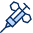 Syringe 1 Icon from Cyber Duotone Set