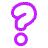 Alert Help Question Icon from Plump Neon Set