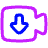 Download Video Icon from Plump Neon Set