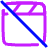 Movie Video Edit Off Disabled Icon from Plump Neon Set