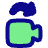 Video Camera Replacement Icon from Plump Pop Set