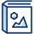Book Album Picture Icon from Cyber Duotone - Free Set