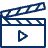 Clapboard Play Open Icon from Cyber Line - Free Set