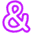 Ampersand Icon from Plump Neon - Free Set