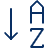 Arrange Letter Icon from Cyber Duotone - Free Set