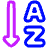 Ascending Alphabetical Order Icon from Plump Neon - Free Set