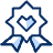 Badge Favorite Heart 2 Icon from Cyber Duotone - Free Set