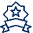 Badge Star 2 Icon from Cyber Line - Free Set