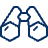 Binocular 1 Icon from Cyber Line - Free Set