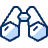 Binocular 1 Icon from Cyber Duotone - Free Set