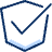 Check Shield Icon from Cyber Duotone - Free Set