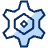 Cog Icon from Cyber Duotone - Free Set