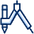 Compasses Icon from Cyber Duotone - Free Set