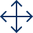 Cursor Move Icon from Cyber Duotone - Free Set
