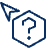 Cursor Question Hexagon Icon from Cyber Line - Free Set