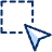 Cursor Select Area Icon from Cyber Duotone - Free Set