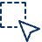 Cursor Select Area Icon from Cyber Line - Free Set